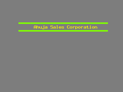 Ahuja Sales Corporation