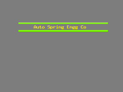 Auto Spring Engg. Co.