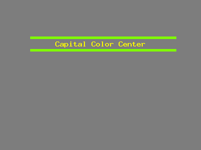 Capital Color center