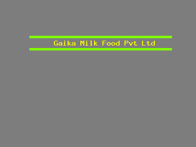 Gaika Milk Food Pvt. Ltd.