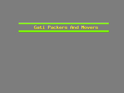 Gati Packers and Movers