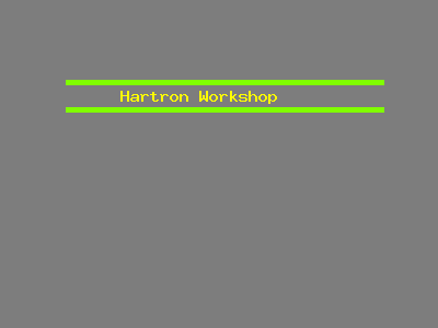 Hartron Workshop