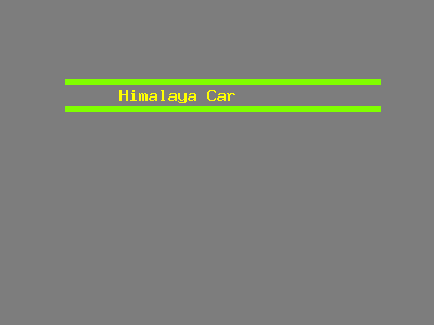 Himalaya  Car 