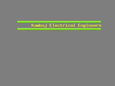 Kamboj Electrical Engineers