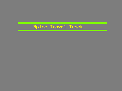 Spice Travel Track