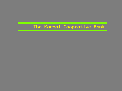 The Karnal Cooprative Bank 