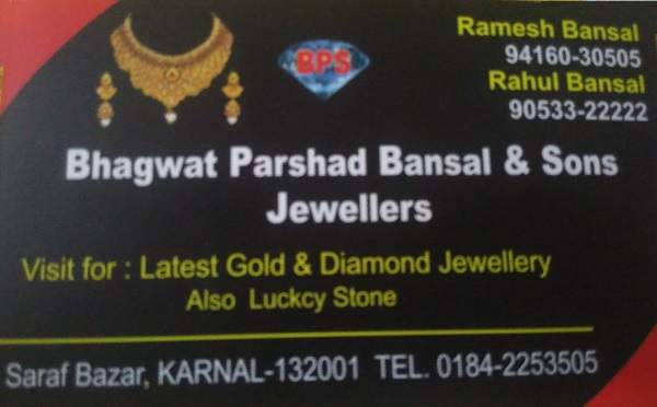 Bhagwat Parshad Bansal & Sons Jewellers