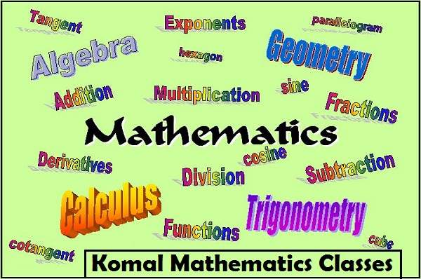 Komal Mathematics Classes