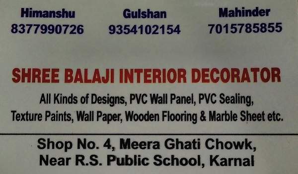 Shree Balaji Interior Decorator