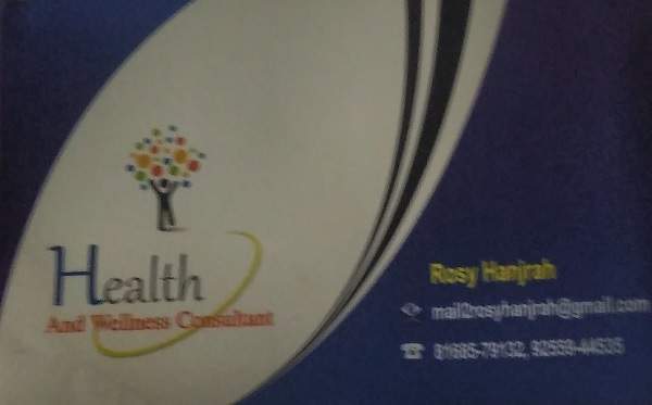 Health And Wellness Consultant